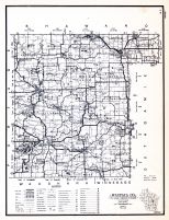 Waupaca County, Wisconsin State Atlas 1956 Highway Maps